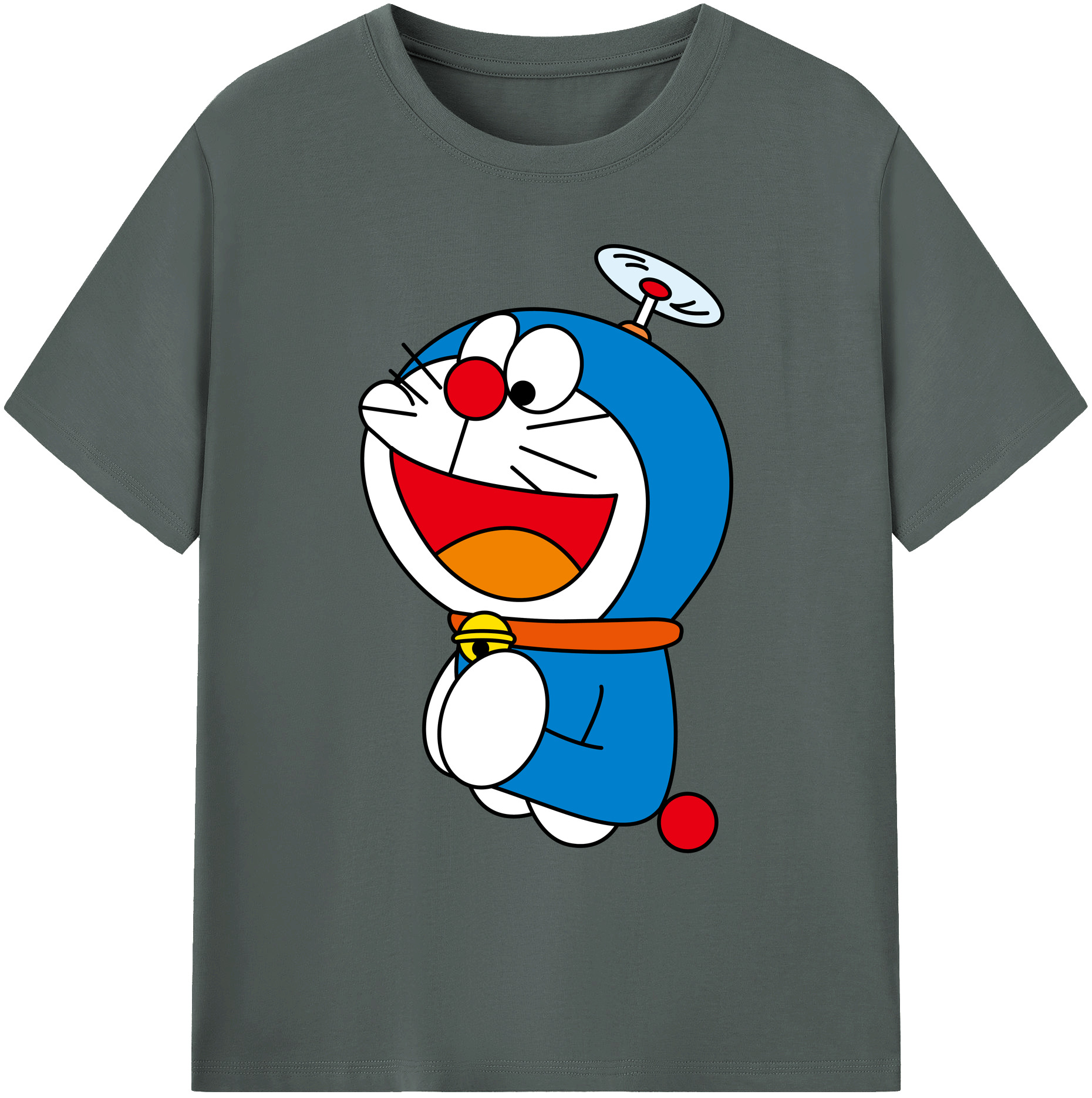（画像用） ドラえもん Doraemon 綿100％ メンズ半袖Tシャツ｜肌触りやわらか＆通気性